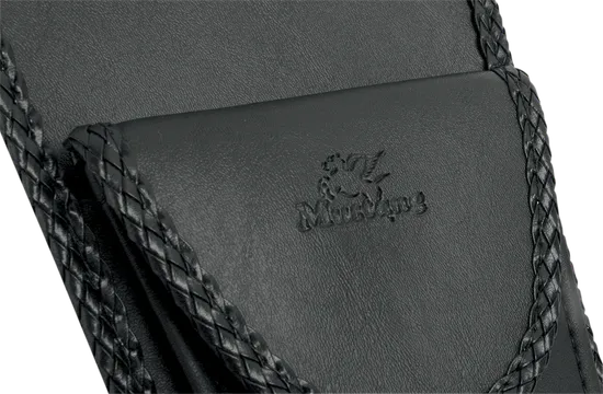 Mustang Black Felt Lined Tank Protector Bib w Pouch