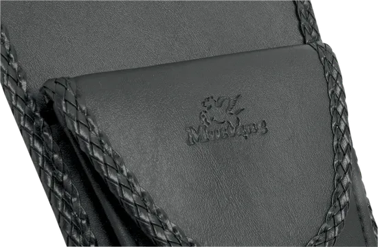 Mustang Black Original Felt Lined Tank Protector Bib w Pouch