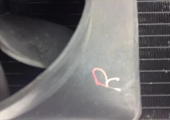 Right Side Radiator 1999 BMW K1200LT 1085