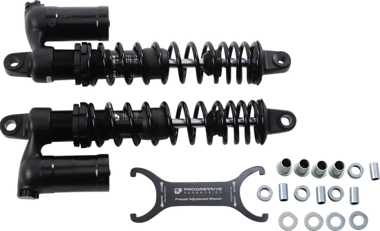Progressive 970 Series Piggyback Rear Shock Damper Black 15in
