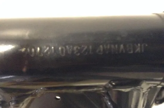 Main Frame Chassis EZ 2003 Kawasaki Vulcan 1500 VN1500L Nomad FI 1137