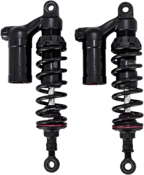Progressive 990 Series Piggyback Rear Shocks Damper Black Pair 13.5in