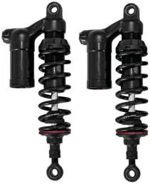 Progressive 990 Series Piggyback Rear Shocks Damper Black Pair 13.5in