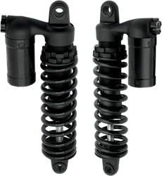 Progressive 990 Series Piggyback Rear Shocks Damper Black Pair 15in