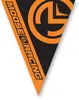 Moose Racing 60ft Orange Black String of Pennant Flags