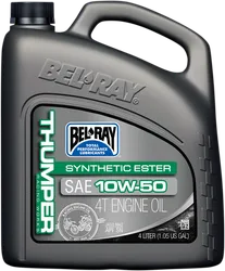 Bel Ray Thumper Synthertic Ester Engine Motor Oil 10W50 4 Liter Bottle