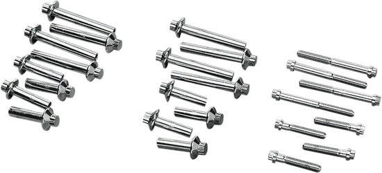 GW Chrome Engine Cylinder Head Bolt Kit
