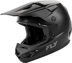 Fly Racing Adult Unisex Kinetic Solid Helmet MX Full Face XS Matte Black
