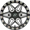 Sedona Split 6 Silver 15x6 Rim 4/137 5+1
