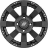 Sedona Black Spyder 14x7 Wheel Rim 4/137 5+2