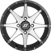 Sedona Black Silver Storm 12x7 Rim 4/110 2+5