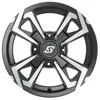 Sedona 14x7 Black Machined Riot Rim 4/156 4+3