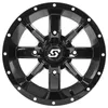 Sedona 14x8 Black Hollow Point Rim 4/110 4+4