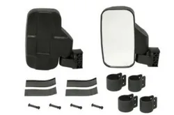 Bronco Black Rectangle Side View Mirror Pair