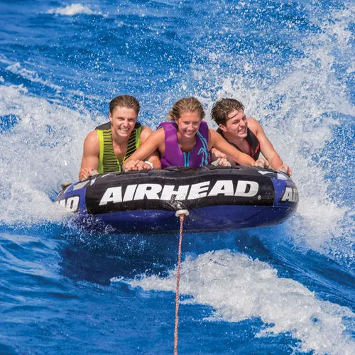 Airhead Super Slice Towable Inflatable Tube 3 Rider 5
