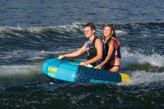 Airhead Super Slice Towable Inflatable Tube 3 Rider 8