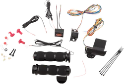 Avon Heated Grips Air Cushion TBW Throttle Boss Black 3 Ring