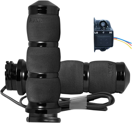 Avon Heated Grips Velvet Air Cable Black Anodized