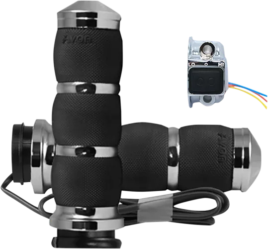 Avon Heated Grips Air Cushion TBW Chrome