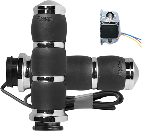 Avon Heated Grips Velvet Air TBW Chrome