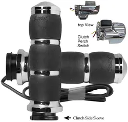 Avon Chrome Velvet Air Heated Grips Fly By Wire