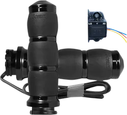 Avon Heated Grips Air Cushion Cable Black Anodized