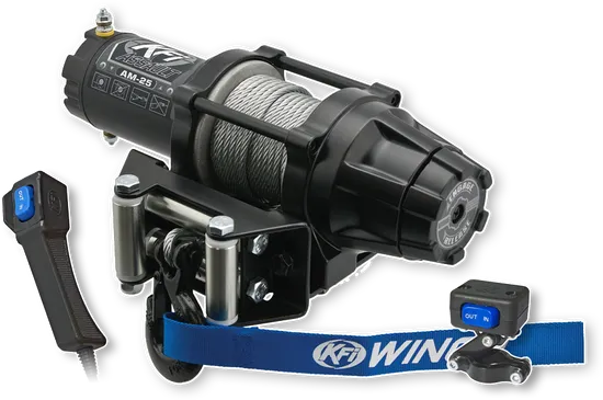 KFI 2500 ATV Assault Series Winch Steel Cable 2500 LBS