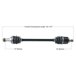 Tytaneum Replacement CV Axle Front Right or Left
