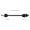 Tytaneum Replacement CV Axle Rear Left or Right