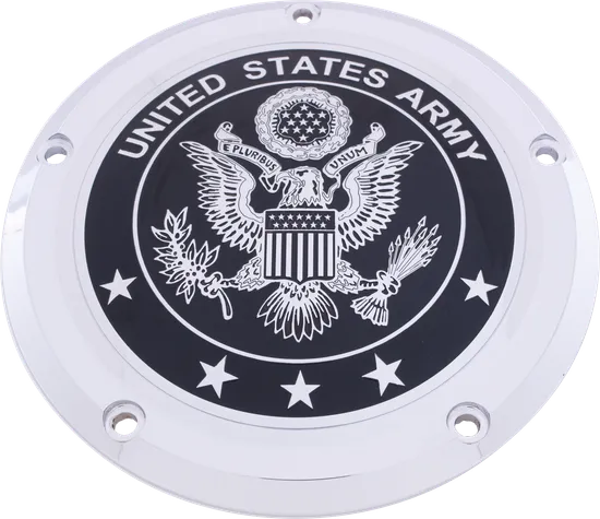 CE Chrome Billet Army Derby Cover