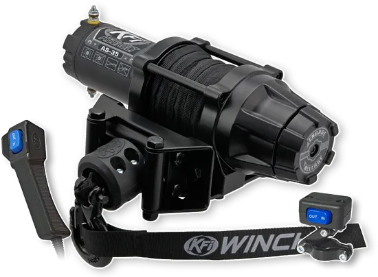 KFI ATV Assault Series Winch Synthetic Rope 3500 LBS