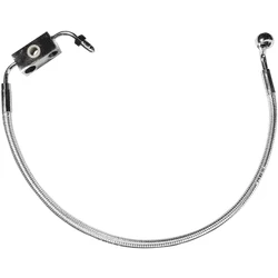 Magnum Designer Braided Front Brake Line Kit Lower Chrome ABS