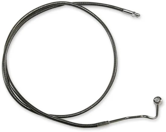 Magnum Designer Braided Front Brake Line Kit Mid Black ABS