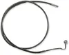 Magnum Designer Braided Front Brake Line Kit Mid Black ABS
