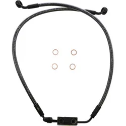 Magnum Designer Braided Front Brake Line Kit Lower KARBONFIBR ABS