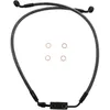 Magnum Designer Braided Front Brake Line Kit Lower KARBONFIBR ABS