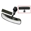 Bronco Wide Angle Clamp On Black Rear View Mirror