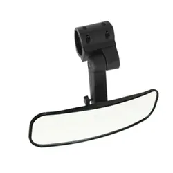 Bronco 1.5-2in Roll Bar Mount Black Rear View Mirror
