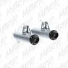 MBRP Stainless Steel Power Tech 4 Slip On Dual Muffler Tail Pipe Exhaust