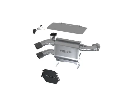 MBRP Stainless Steel Performance Dual Slip On Muffler Exhaust Tail Pipe CF Tip