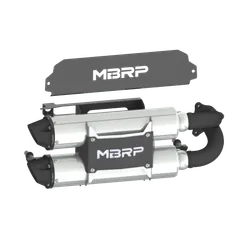 MBRP Stainless Steel Performance Dual Stack Muffler Exhaust Tail Pipe