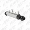 MBRP Stainless Steel Power Tech 4 Slip On Dual Muffler Tail Pipe Exhaust