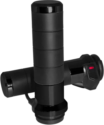 Koso Black 1in Titan x Heated Grip Pair Set