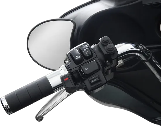 Koso Chrome 1in Titan x Heated Grip Pair Set