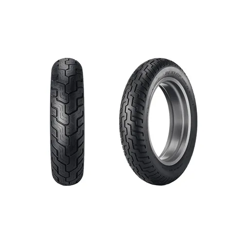 Dunlop D404 110/90-19 Front 140/90-16 Rear Tire Set