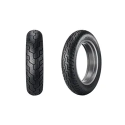 Dunlop D404 100/90-18 Front 130/90-16 Rear Tire Set