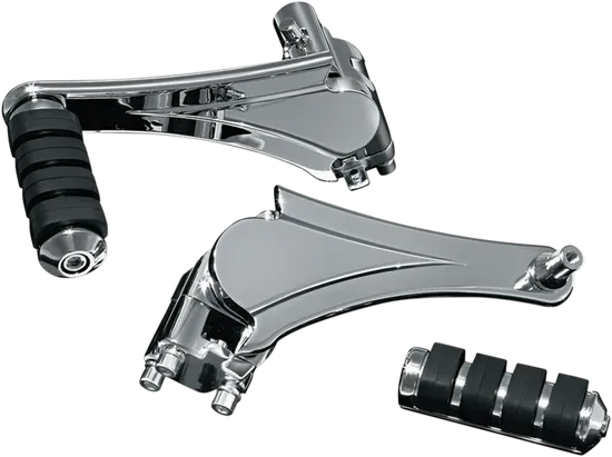 Kuryakyn Chrome Adjustable Passenger Footpegs w Mount