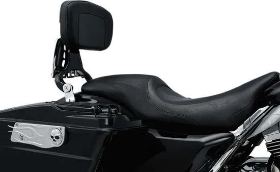 Kuryakyn Multi-Purpose Driver Passenger Backrest Kit Chrome