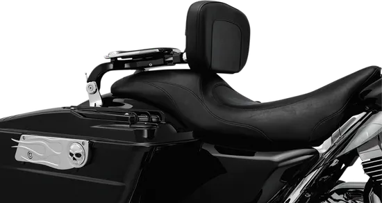 Kuryakyn Multi-Purpose Driver Passenger Backrest Kit Black