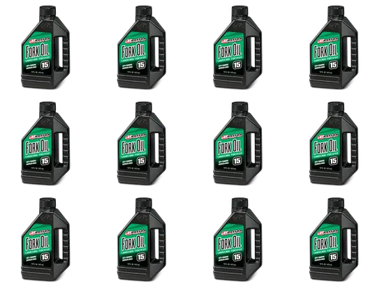 Maxima 15W Fork Fluid Oil 16 fl oz 12 Pack 1 Case 1
